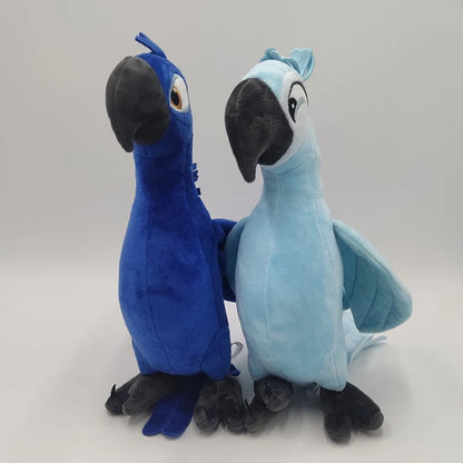 2pcs/lot 30CM New Rio 2 Movie Cartoon Plush Toys Blue Parrot Blu & Jewel Bird Dolls Christmas Gifts For Kids Plush Toy