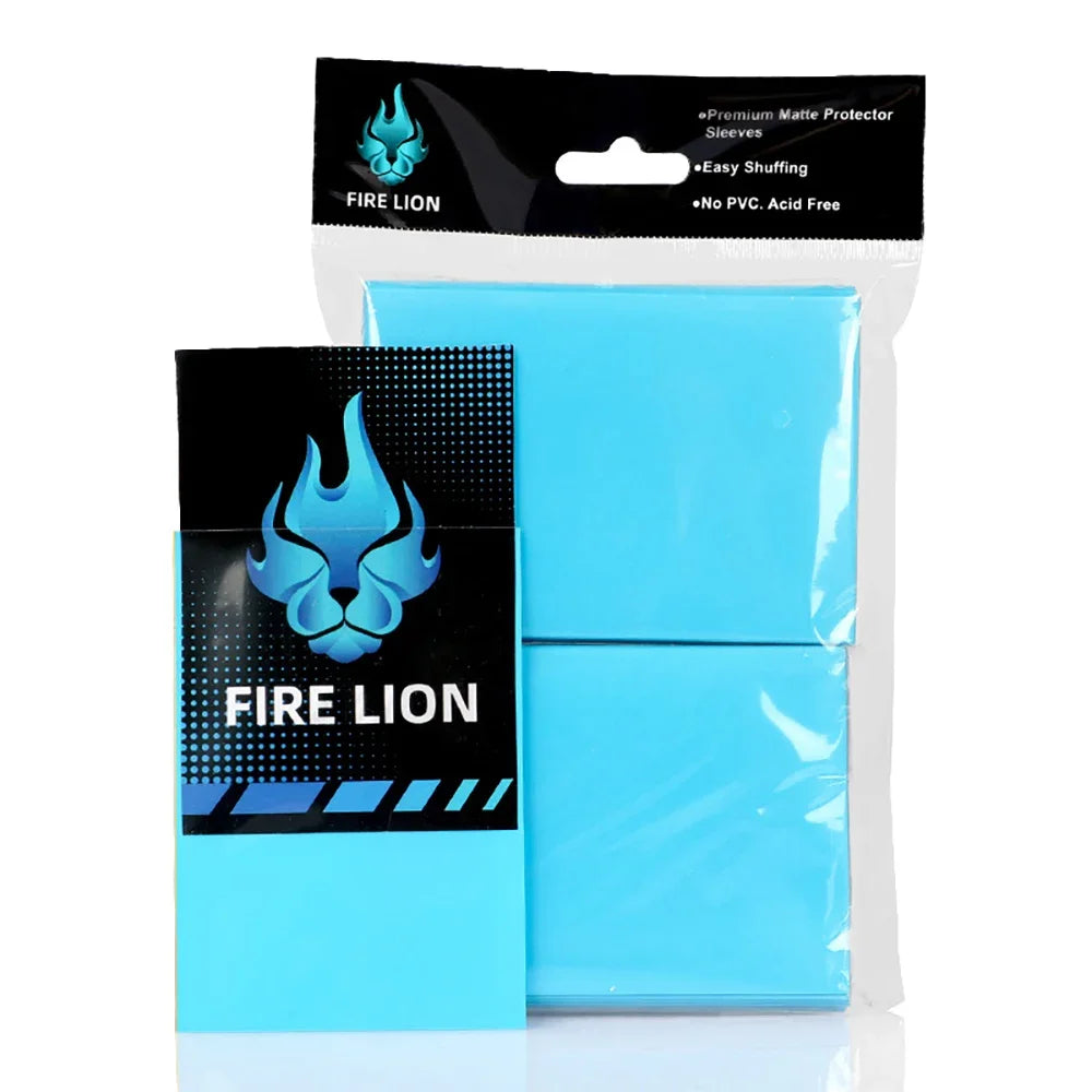 66x91mm 100PCS/Set Solid Matte Trading Card Sleeves Standard Size Card Protector for PTCG/TCG /MTG