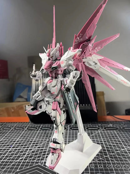 Mg Cherry Blossom Freedom 2.0 Magic Change 1/100 With Cherry Blossom Water Stickers Model Action Figures Toys Collectibles Gifts