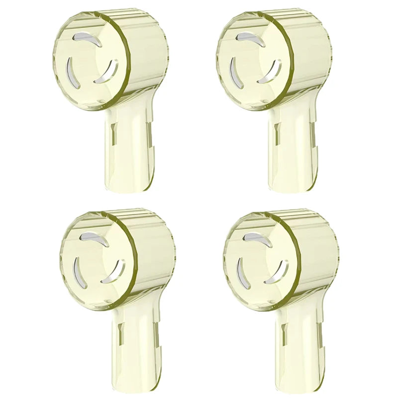 Toothbrush Dustproof Covers Caps Compatible with Braun Oral B Replacement Heads and iO Series Electric Toothbrush Head Protector