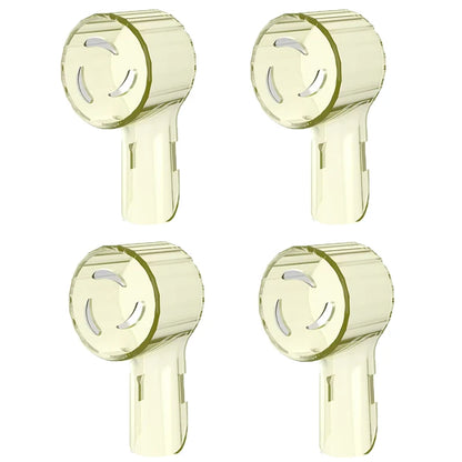 Toothbrush Dustproof Covers Caps Compatible with Braun Oral B Replacement Heads and iO Series Electric Toothbrush Head Protector