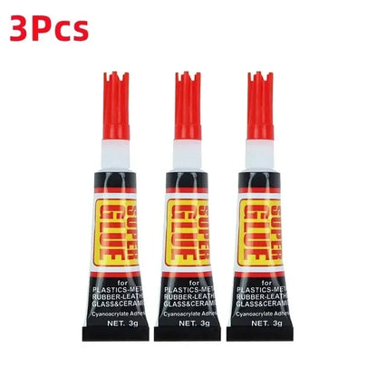 3/12 Pcs Epoxy Resin Super Glue Liquids Tube 502 Thermal Paste Shoe Repair Plastic Metal Superglue Strong Adhesive Uv Home
