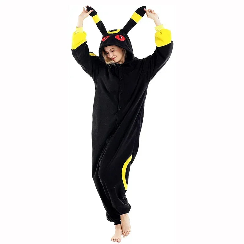 Pokemon Pikachu Gengar Kigurumi Onesie Snorlax Eevee Squirtle Pijama Cosplay Costume Halloween Adult Anime Umbreon Pajamas Gift