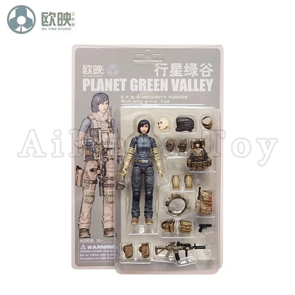 Ou Ying Studio 1/18 Planet Green Valley PGV 3.75inch Action Figure Girls War EFSA Female Figures Anime Model