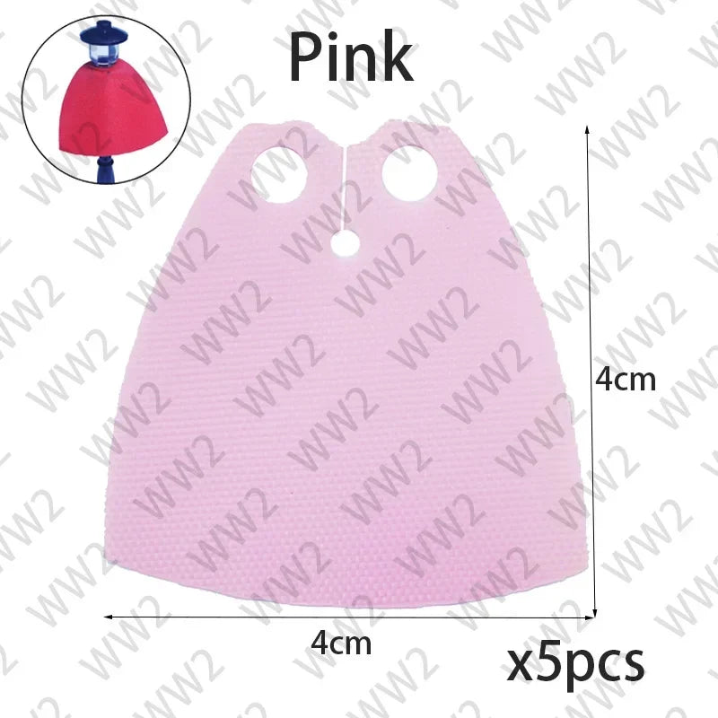 Brick Parts Headgear Clone Soldier Cape Lightsaber Flag Helmet Holes Plain Classic Piece Building Block Toy Accessory Bricklink