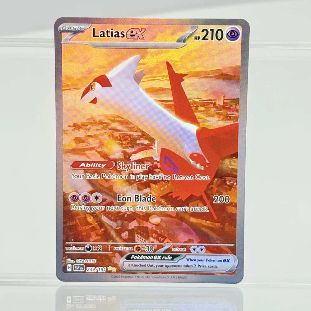 Holographic Game Trading Collection PTCG Proxy Cards Charizard Pikachu Mew EX Singl PKM Foil Cards PROXY Card