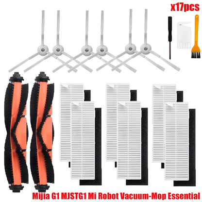 For Xiaomi Mijia G1 MJSTG1 Mi Robot Vacuum Mop Essential Vacuum Cleaner Side / Main Brush Cover Hepa Filter Mop Cloth Parts
