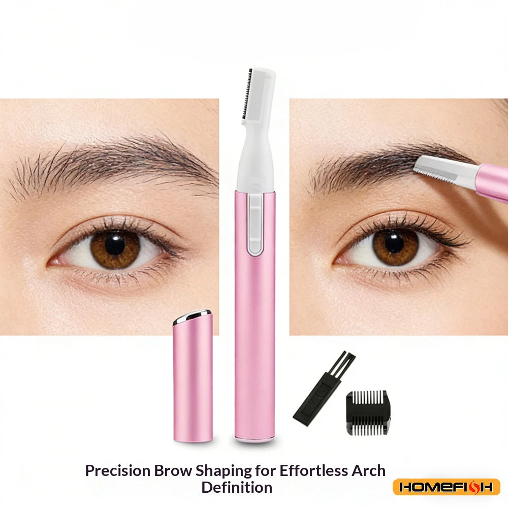 Mini Electric Eyebrow Shaver & Facial Hair Remover for Neck Lips Arms Legs Body, Trimmer for Women