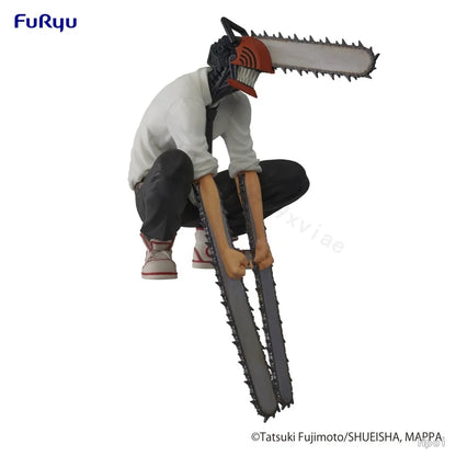 14cm Chainsaw Man Anime Figure Power/Denji Action Figure PVC Chainsaw Man Noodle Stopper Figurine Adult Collection Model Toys