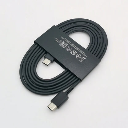 Samsung 45w Charger Super Fast Charge Adapter 1.8M Type C For Galaxy S24 S23 S22 S21 S20 Note 20 Ultra 10 Z Flip Fold 6 5 4 3 2