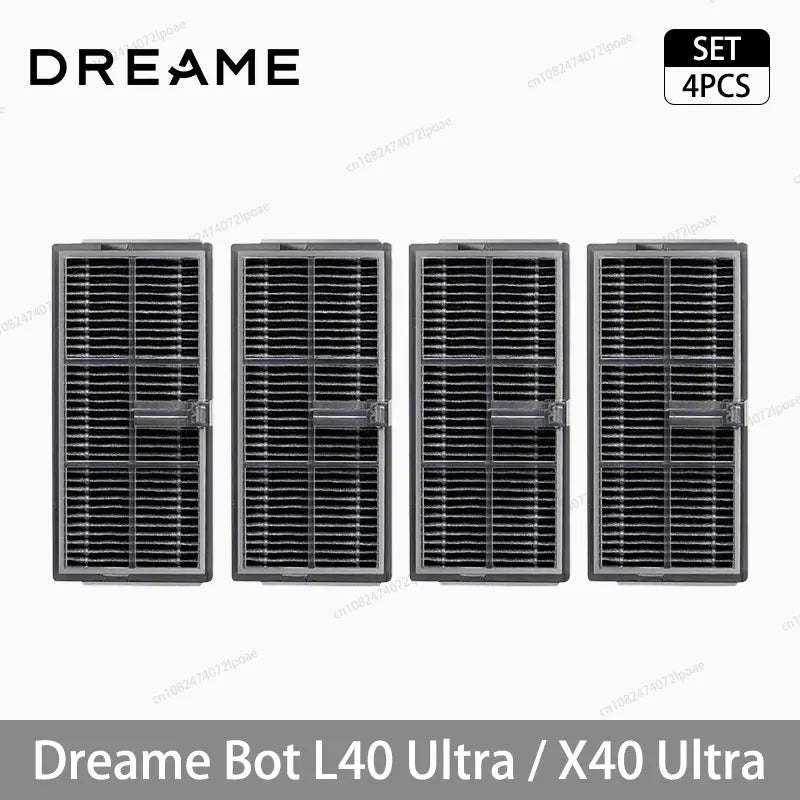 Dreame L40 Ultra / X40 Ultra Vacuum Cleaner Replacement Accessories Main Side Brush HEPA Filter Mop Cloths Dust Bag Spare Parts