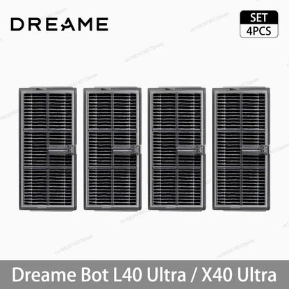 Dreame L40 Ultra / X40 Ultra Vacuum Cleaner Replacement Accessories Main Side Brush HEPA Filter Mop Cloths Dust Bag Spare Parts