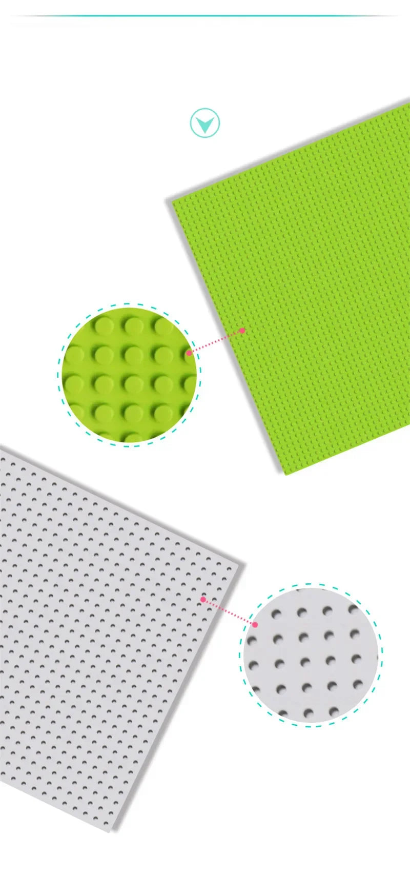 1pcs 32x64 holes single layer classic block base plate, DIY assembly block wall compatible brand toys Christmas Birthday gift