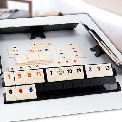 M/L/XL Digital Game Set, Travel Rummy, Mahjong, Rummybrix, Number Game Cards - Adult Leisure Party Board Game Travel Game