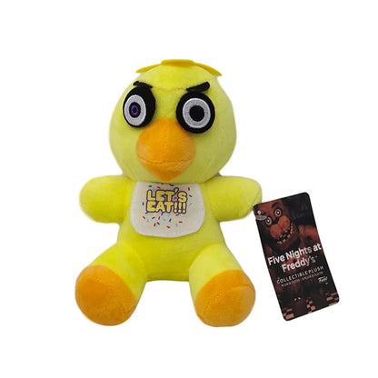 FNAF Five Nights at Freddy's Freddy Fazbear Bonnie Foxy Sundrop Moondrop 18cm Soft Plush Doll Collectible Toy Gifts for Kids