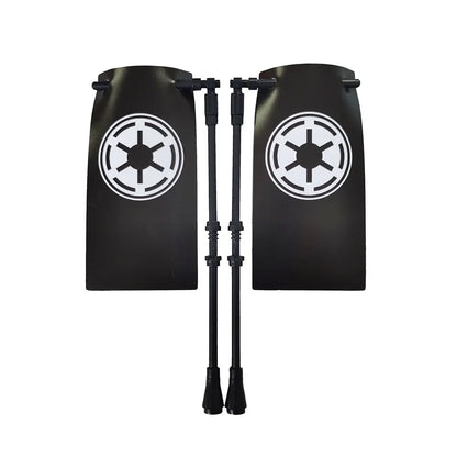 Brick Parts Headgear Clone Soldier Cape Lightsaber Flag Helmet Holes Plain Classic Piece Building Block Toy Accessory Bricklink
