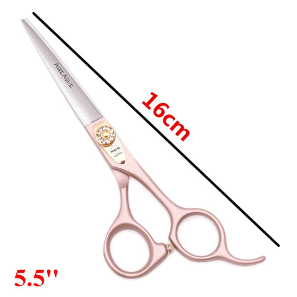Professional Hair Scissors Japan Steel 440C Sharp Blades Ergonomic Handle Salon Barber Home Haircut Stylist Thinning Texturizing