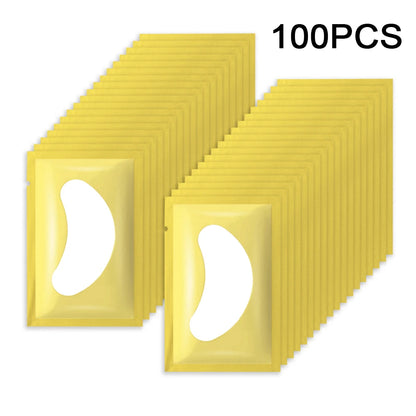 100 pairs Eyelash Pads Grafted Lash Hydrogels Gel Patches Under Eye Pads for Eyelash Extension Tips Sticker Makeup Tools