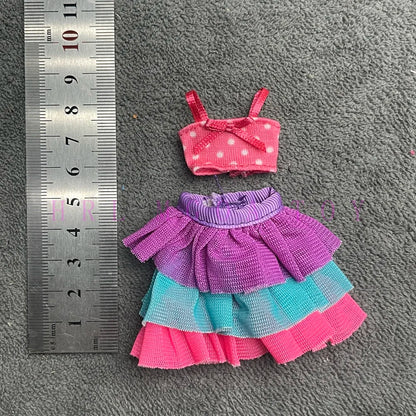 Original 24cm OMG Big Sister Doll Clothing Girl DIY Fashion Change Festival Gift Toy