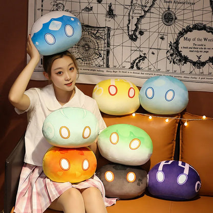 10cm Genshin Slime Plush Pendant Toys Genshin Impact Stuffed Pillow Cute Anime Game Original God Cosplay Fans for Kid Gift