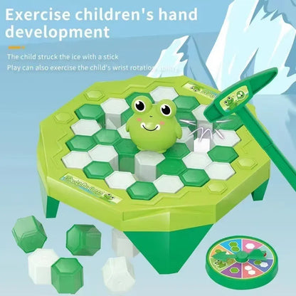 Mini Ice Breaking Penguin Toy Rescue Penguin Knocking Ice Game Children's Interactive Competition Toy Tabletop Puzzle Game