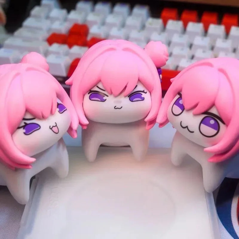 9cm Doro Doll Cute Figure Doll Anime Games Peripheral Custom Model Ko Doll Cute Desktop Decoration Toy Collections Holiday Gifts