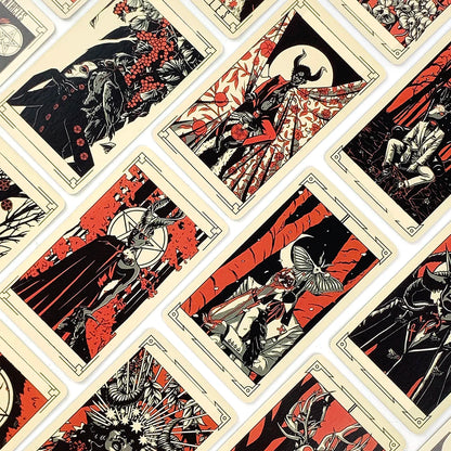 Tarot Cards Deck Family Party Playing Games Cards Fate Divination Edition Borad Playing Games,Halloween and Christmas Game