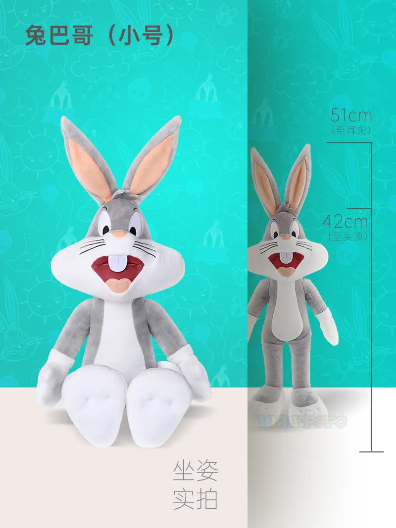 Big Looney Tunes Bugs Bunny Plush Toy Tweety Bird Bunny Anime Cartoon Movie Plushies Stuffed Doll Toys Gift