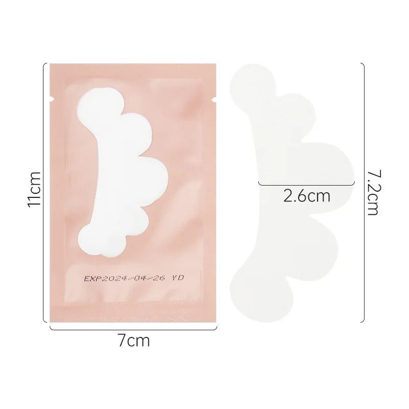 HOT 50 pair Grafting Lash Flower Clouds Patches Gel Eye Pads Eyelash Extension Paper Patches Eye Tips Sticker Wraps Makeup Tools