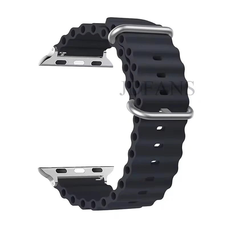 Strap For Apple watch ultra band 49mm 44mm 45mm 41mm 40mm 38mm 44 45 mm 1:1 Original Ocean belt iWatch series 9 10 8 7 se bands