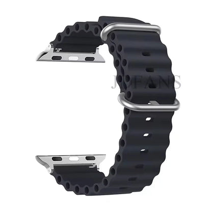 Strap For Apple watch ultra band 49mm 44mm 45mm 41mm 40mm 38mm 44 45 mm 1:1 Original Ocean belt iWatch series 9 10 8 7 se bands