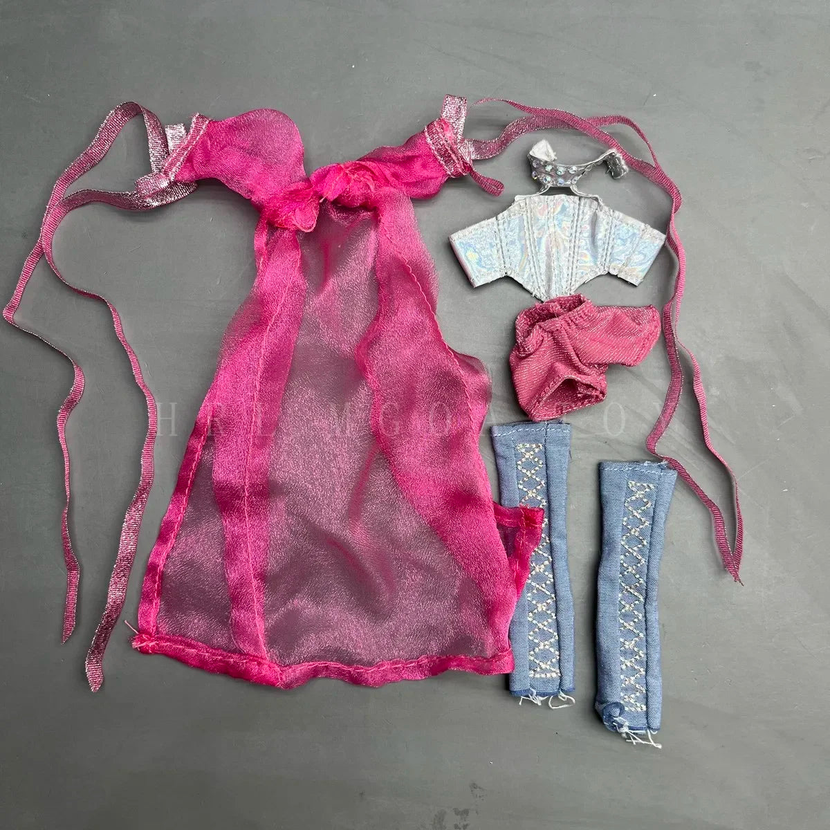 Original 24cm OMG Big Sister Doll Clothing Girl DIY Fashion Change Festival Gift Toy