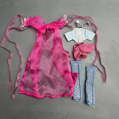 Original 24cm OMG Big Sister Doll Clothing Girl DIY Fashion Change Festival Gift Toy