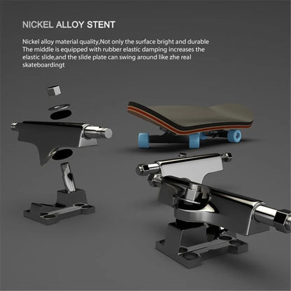 Professional Finger Skateboard Five-Layer Maple Wood Bearing Alloy Wheel Fingertip Skateboard Venue Swingable Toy