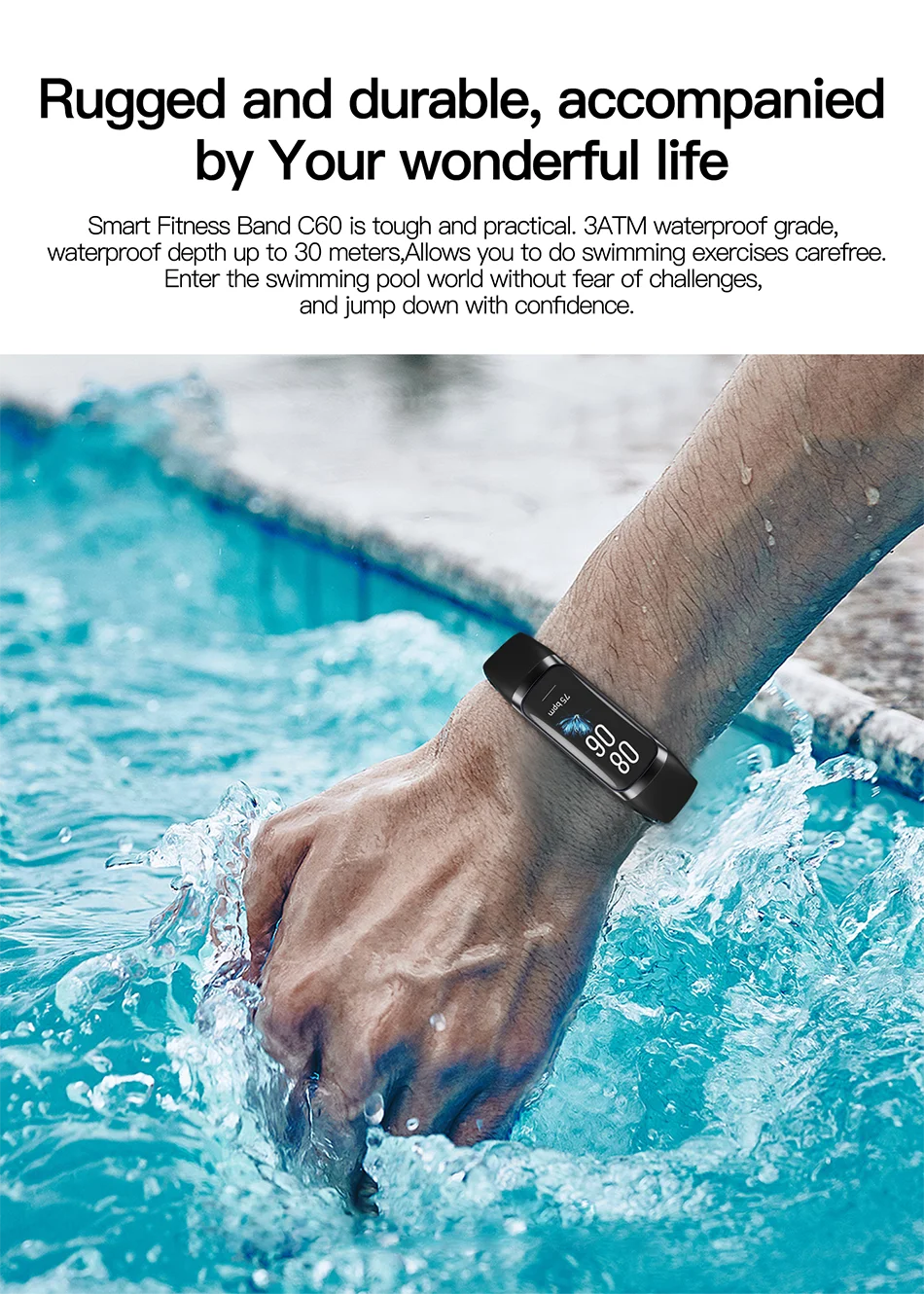 LIGE Amoled Smart Watch Men 2023 Smart Band Women Heart Rate Blood Smartwartch Waterproof Smart Bracelet Sport Fitness Tracker