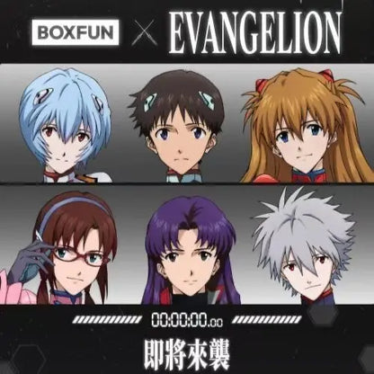 Original Boxfun Eva Evangelion The Final Mission Series Wrist Watch Blind Box Asuka Anime Peripheral Ornament Collection Gift