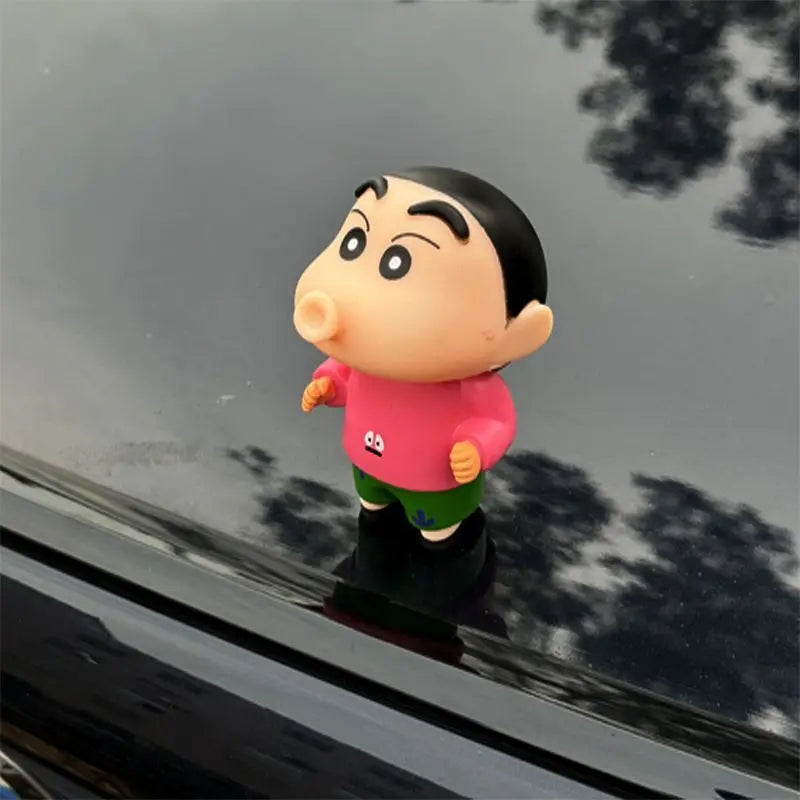 Crayon Shin-Chan Take Bath Zaemon Bare Butt Open Your Eyes Mobile Phone Stand Desktop Figure Ornament Gift Doll Car Decorations