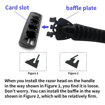 Shaver Brand New Design Men Razor Shaving Two Layer Shaver Reusable Razor Imported Blade Multi Tool Head Change