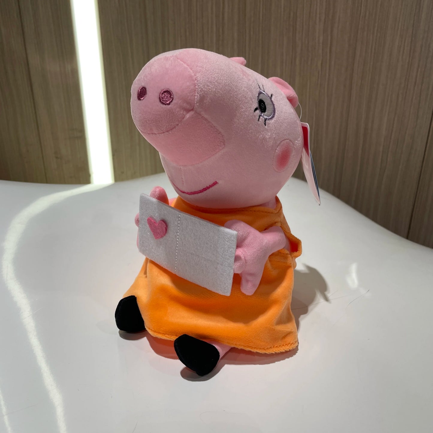 30CM Genuine Peppa Pig Plush Stuffed Doll Peppa George Mom Dad Model Children's Toys Cartoon Anime Figure Kids Birthday Gifts