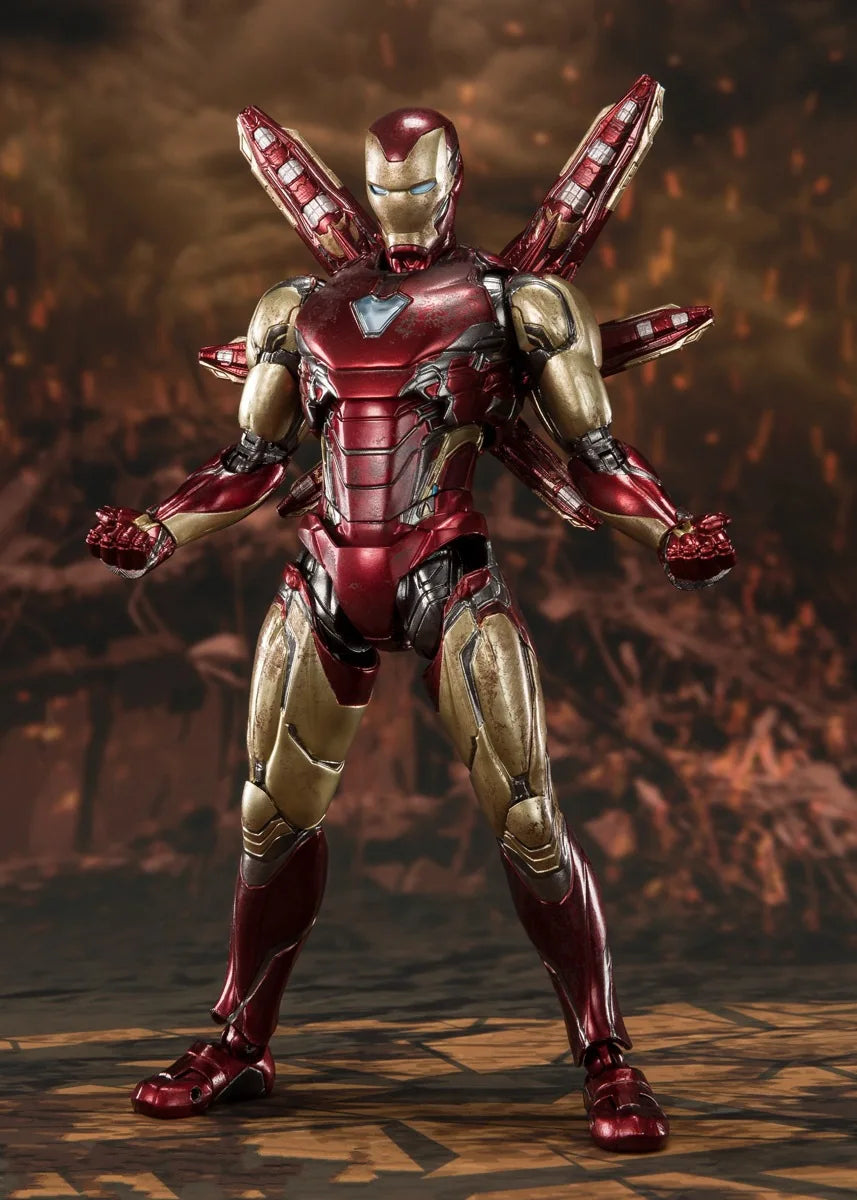 New 16cm Marvel Avengers Iron Man Mark 85 Ultimate Articulated Figure Model Statue Desktop Decoration Gift