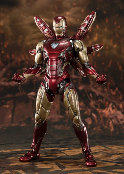 New 16cm Marvel Avengers Iron Man Mark 85 Ultimate Articulated Figure Model Statue Desktop Decoration Gift