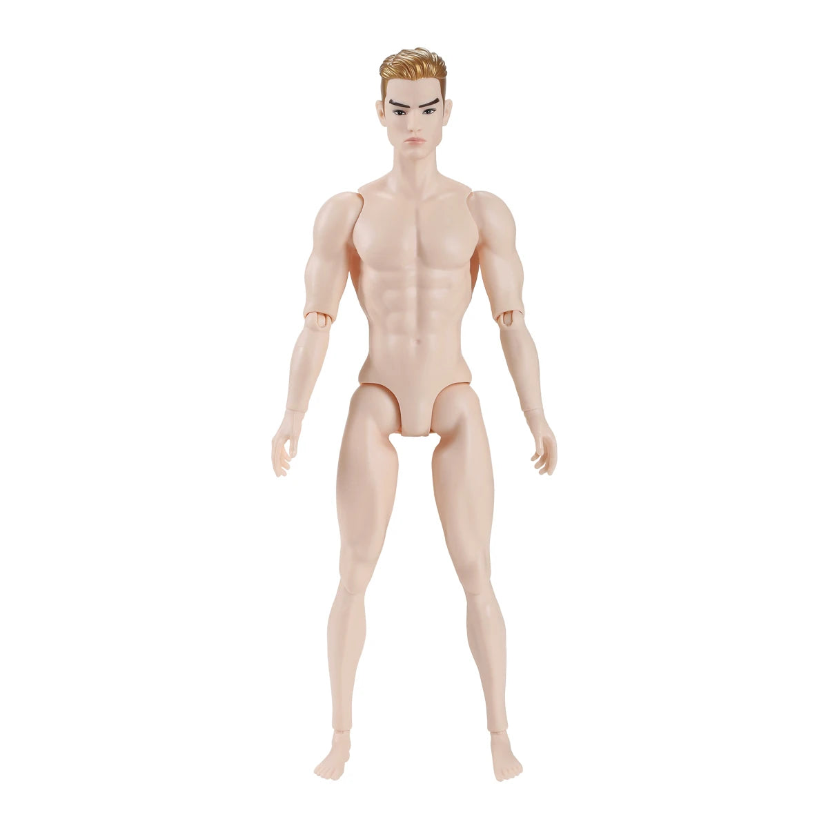 30CM Beige Coffee 1/6 Male Yoga Doll Body DIY Dressing Doll Figure Parts Accessories for Collectible Toys