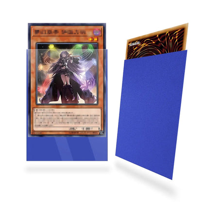 62x89mm 100PCS/Set Solid Matte Trading Card Sleeves Top Loading Japanese Size Card Protector for YGO