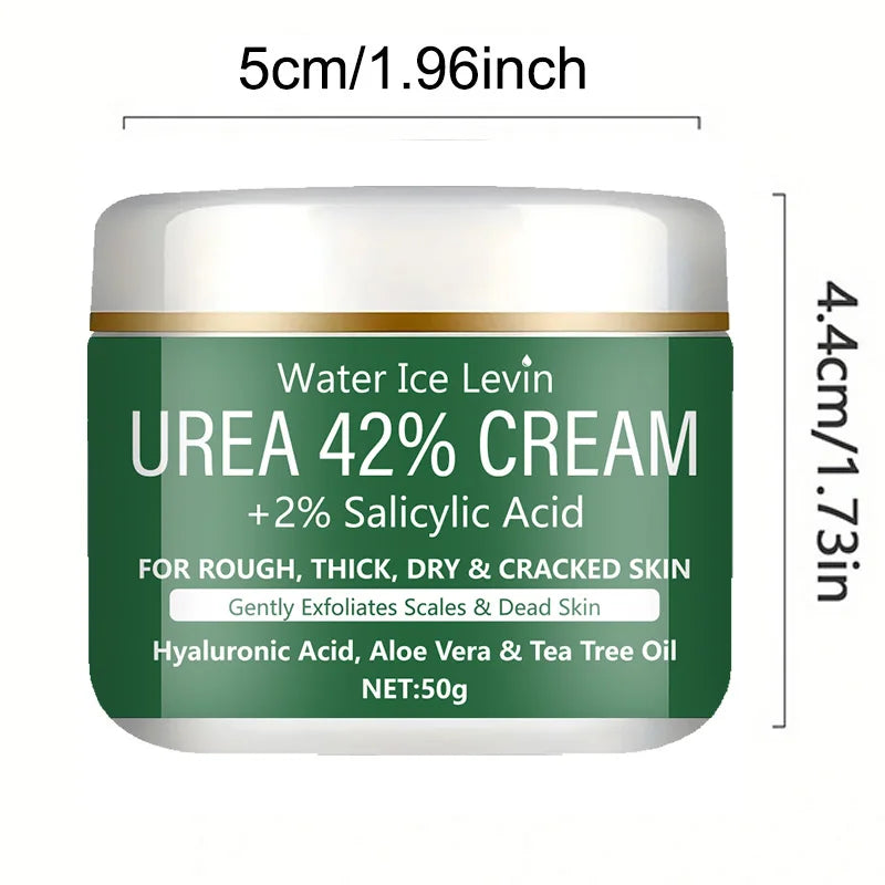 Intensive Repair Urea 42% + Salicylic Acid Cream. Treats Rough, Thick, Dry, & Cracked Skin. Hydrates, Exfoliates, Soothes