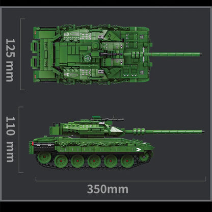 World War 2 WW2 Army Military Soldiers SWAT Half Tracked Armor Vehicle Trailer Assemble Building Blocks Bricks Children's Toys