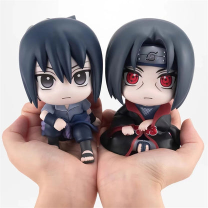 Hot Naruto Anime Figure Uzumaki Naruto Kakashi Uchiha Sasuke Itachi Cute Toys Q Figurals Action Figurine Model