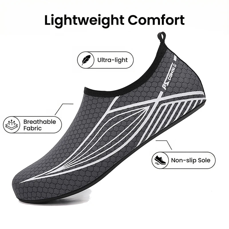 Men Women Children Quick Dry Water Sports Barefoot Feeling Wading Shoes, Swimming Water Shoes, Windsurfing, Surfer，Yoga Shoes