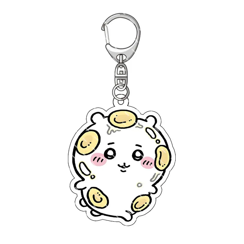Chiikawa Pendant Anime Comic Acrylic Peripheral Keychain Hachiware Usagi Cute Pendant Bag Hanging Decoration Decoration