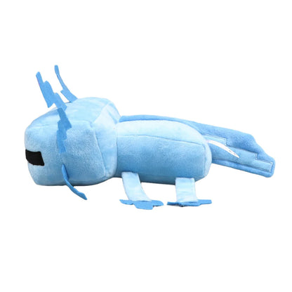 30cm Blue Axolotl Plush Toys Kawaii Axolotl Stuffed Animal Dolls Soft Game Peluche Birthday Gift for Children Kids Xmas Gift