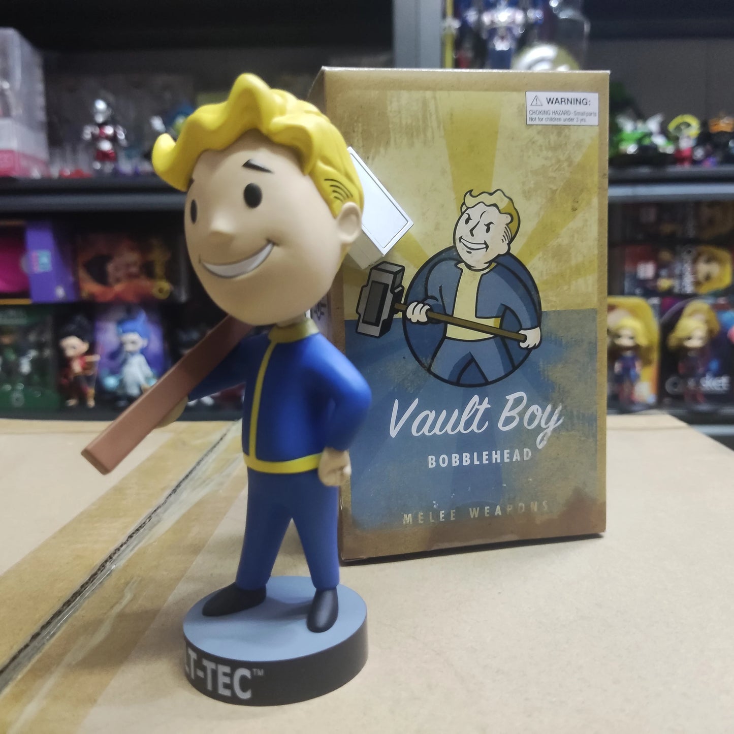 Bobblehead Cute Vault Boy Full Set Anime Action Figure Toys Statue Collection Model Doll  Desktop Ornament Display Toys Gifts